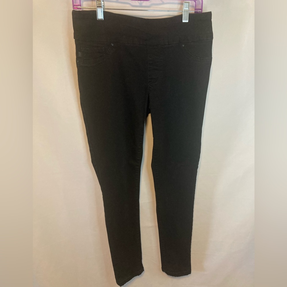 Lee Slim Fit Skinny Leg Mid Rise Sculpting 10 Med Black Cotton